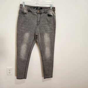 Simply Be Charcoal Skinny Jeans